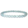 Damenarmbänder|Kugelarmbänder|Elfen Schmuck Aquamarin Kugel Armband 6 mm 19,5 cm