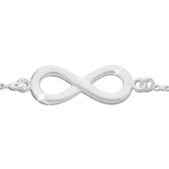 Damenarmbänder|Weitere Armbänder|Elfen Schmuck Armband mit Unendlichkeitszeichen 925 Silber 19 cm