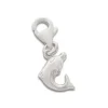 Silber Charms|Elfen Schmuck Charm Anhänger Delphin 925 Silber