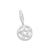 Silber Charms|Elfen Schmuck Charm Anhänger Pentagramm 925 Silber