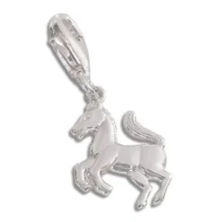 Silber Charms|Elfen Schmuck Charm Anhänger Pferd 925 Silber