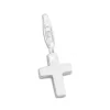 Silber Charms|Elfen Schmuck Charm Kreuz Anhänger massiv und glänzend 925 Silber