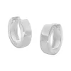 Klapp-creolen|Klapp-creolen|Elfen Schmuck Creolen glänzend 13,5 x 4 mm 925 Silber