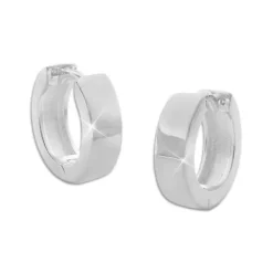 Klapp-creolen|Klapp-creolen|Elfen Schmuck Creolen glänzend 13,5 x 4 mm 925 Silber