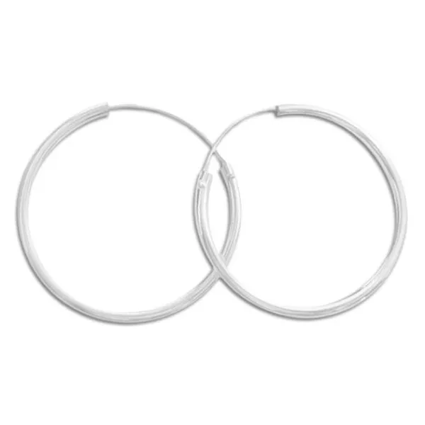 Creolen|Silber Creolen|Elfen Schmuck Creolen 925 Silber 30 mm