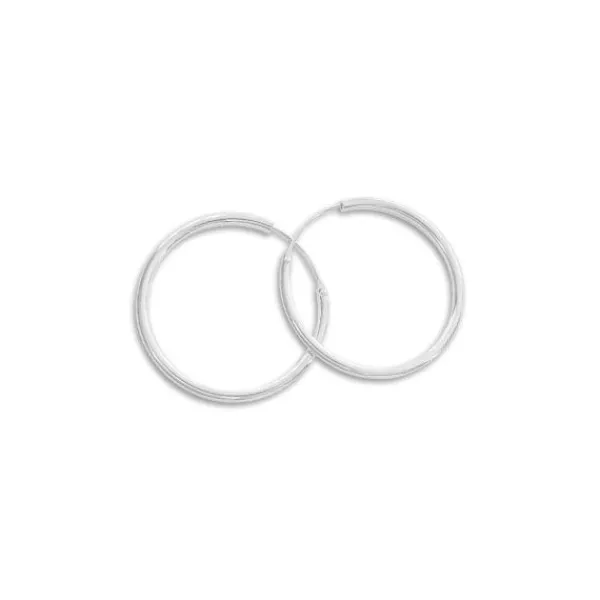 Creolen|Silber Creolen|Elfen Schmuck Creolen 16 x 2 mm 925 Silber