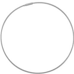 Damenketten|Weitere Ketten|Elfen Schmuck Edelstahl Halsreif 1-reihig 42 cm