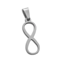 Anhänger Für Damen|Edelstahl Anhänger|Elfen Schmuck Edelstahl Infinity Anhänger Unendlichkeit