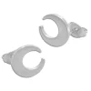 Ohrstecker|Ohrstecker|Elfen Schmuck Edelstahl Ohrstecker großer Halbmond