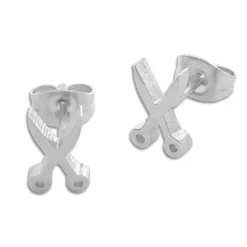 Ohrstecker|Ohrstecker|Elfen Schmuck Edelstahl Ohrstecker Schere