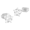Ohrstecker|Ohrstecker|Elfen Schmuck Edelstahl Ohrstecker weiße Strass Sterne 6 mm
