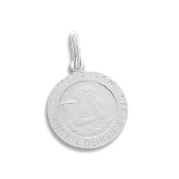 Anhänger Für Kinder|Silber Anhänger|Elfen Schmuck Engel Taufanhänger 925 Silber