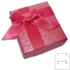 Anhänger Etuis|Ohrring Etuis|Elfen Schmuck Etui für Schmuck rot mit Prägung 50 x 55 x 31 mm