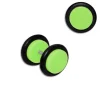 Ohrstecker|Fake Plugs|Elfen Schmuck Fake Plug neon grün 11 mm Edelstahl Kunststoff Gummi 1 Stück