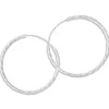 Creolen|Silber Creolen|Elfen Schmuck Gedrehte Creolen 40 x 2 mm 925 Silber