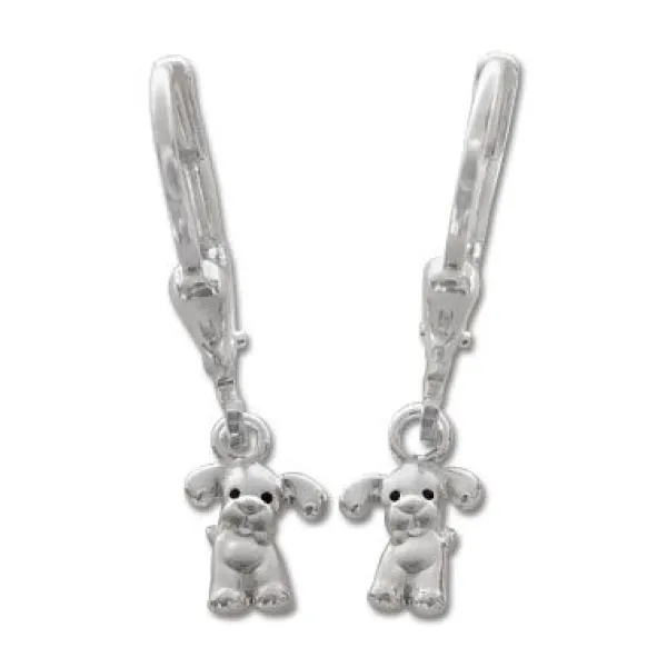 Ohrhänger|Silber Ohrhänger|Elfen Schmuck Hunde Ohrhänger 925 Silber