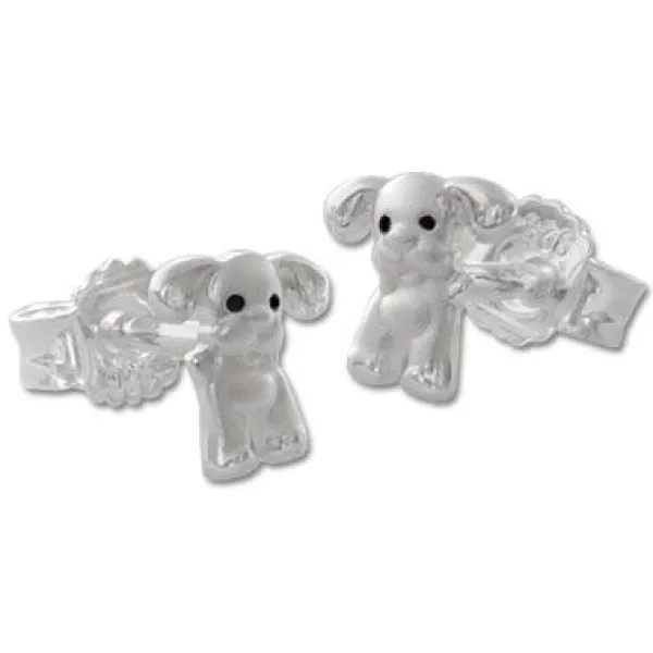 Ohrstecker|Silber Ohrstecker|Elfen Schmuck Hunde Ohrstecker 925 Silber