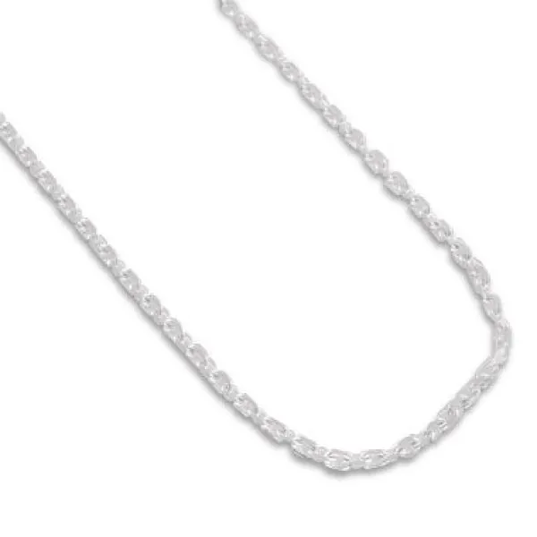 Kinderketten|Ankerketten|Elfen Schmuck Kette für Kinder Anker-Design 925 Silber 1,3 mm 36 cm