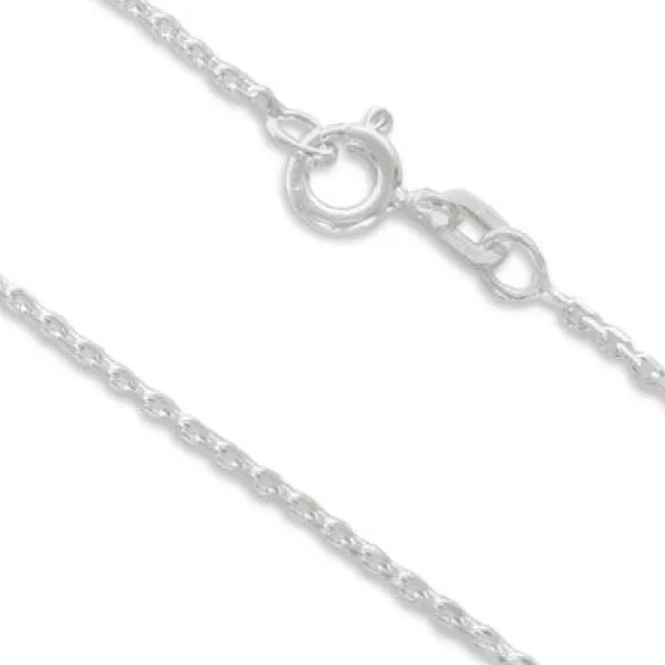 Kinderketten|Ankerketten|Elfen Schmuck Kette für Kinder Anker-Design 925 Silber 1,3 mm 36 cm
