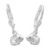 Ohrhänger|Silber Ohrhänger|Elfen Schmuck Kinder Ohrringe Mäuschen mit Zirkonia 925 Silber