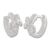 Klapp-creolen|Silber Klapp-Creolen|Elfen Schmuck Kinder Pferde Creolen 925 Silber