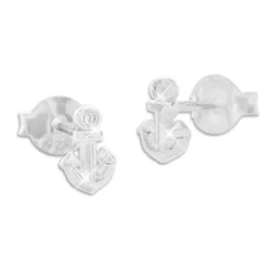 Ohrstecker|Silber Ohrstecker|Elfen Schmuck Kleine Anker Ohrstecker 925 Silber