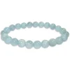Damenarmbänder|Kugelarmbänder|Elfen Schmuck Kugelarmband Aquamarin 8 mm 19,5 cm