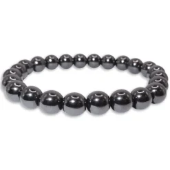 Herrenarmbänder|Damenarmbänder|Elfen Schmuck Kugelarmband Hämatit 8 mm 20 cm