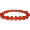 Damenarmbänder|Kugelarmbänder|Elfen Schmuck Kugelarmband Karneol 8 mm 20 cm