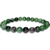 Damenarmbänder|Kugelarmbänder|Elfen Schmuck Kugelarmband Rubin Zoisit 8 mm 19,5 cm