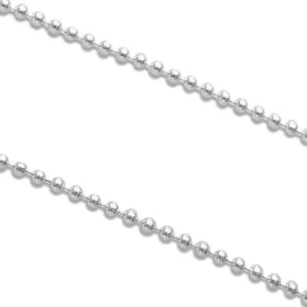Damenketten|Weitere Ketten Aus Silber|Elfen Schmuck Kugelkette 925 Silber 1,2 mm 45 cm