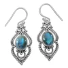 Ohrhänger|Edelstein Ohrringe|Elfen Schmuck Labradorit Ohrringe filigran Boho Design 925 Silber