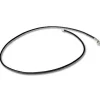 Kinderketten|Damenketten|Elfen Schmuck Lederband schwarz 40 cm mit 925 Silber Verschluss