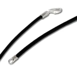 Kinderketten|Damenketten|Elfen Schmuck Lederband schwarz 40 cm mit 925 Silber Verschluss