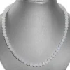 Damenketten|Edelsteinketten|Elfen Schmuck Mondstein Kugelkette 6 mm 45 cm mit 925 Silber Verschluss