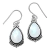 Edelstein Ohrringe|Ohrhänger|Elfen Schmuck Mondstein Ohrringe Tropfen filigran 925 Silber