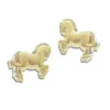 Ohrstecker|Elfen Schmuck Ohrstecker Pferd 333 Gold