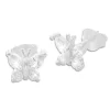 Ohrstecker|Silber Ohrstecker|Elfen Schmuck Ohrstecker Schmetterlinge mit weißen Strass Steinen 925 Silber