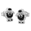 Ohrstecker|Silber Ohrstecker|Elfen Schmuck Ohrstecker schwarzes Schäfchen 925 Silber