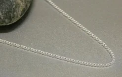 Kinderketten|Damenketten|Elfen Schmuck Panzerkette 925 Silber 1,4 mm 40 cm