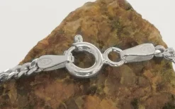 Damenketten|Panzerketten|Elfen Schmuck Panzerkette 925 Silber 2 mm 80 cm