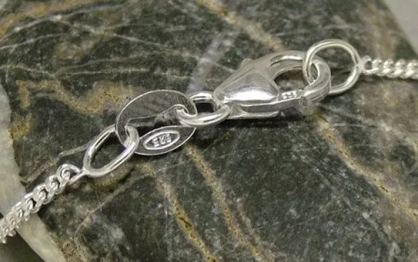 Kinderketten|Panzerketten|Elfen Schmuck Panzerkette 925 Silber 1,4 mm 36 cm