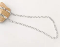 Herrenketten|Damenketten|Elfen Schmuck Panzerkette 925 Silber 3 mm 55 cm