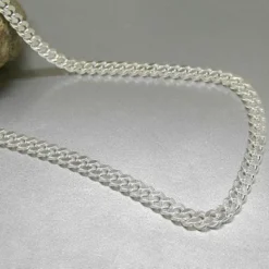Herrenketten|Damenketten|Elfen Schmuck Panzerkette 925 Silber 4 mm 60 cm