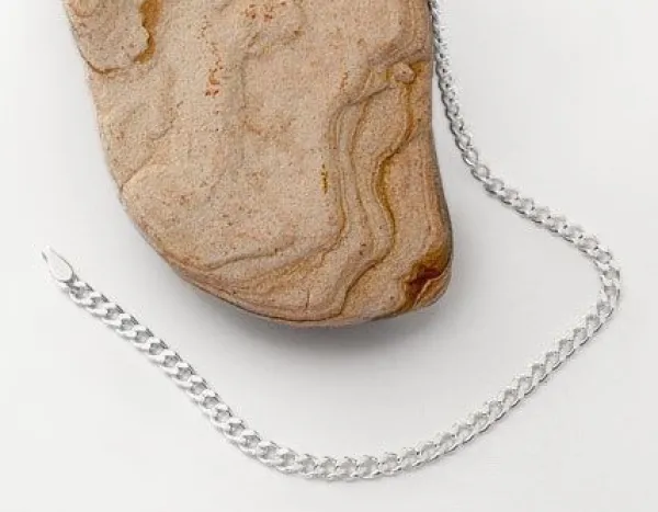 Herrenketten|Damenketten|Elfen Schmuck Panzerkette 925 Silber 3 mm 70 cm