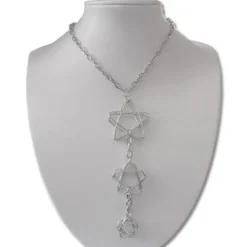 Damenketten|Elfen Schmuck Pentagramm Collier