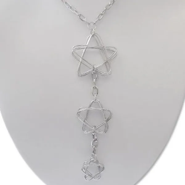 Damenketten|Elfen Schmuck Pentagramm Collier