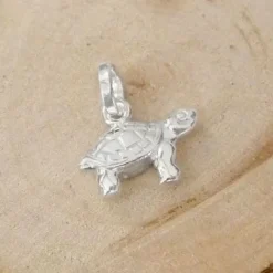 Anhänger Für Kinder|Silber Anhänger|Elfen Schmuck Schildkröten Anhänger 925 Silber
