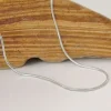 Kinderketten|Damenketten|Elfen Schmuck Schlangenkette 925 Silber 0,9 mm 40 cm