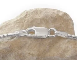 Kinderketten|Elfen Schmuck Schlangen Kette 925 Silber 1,3 mm 36 cm